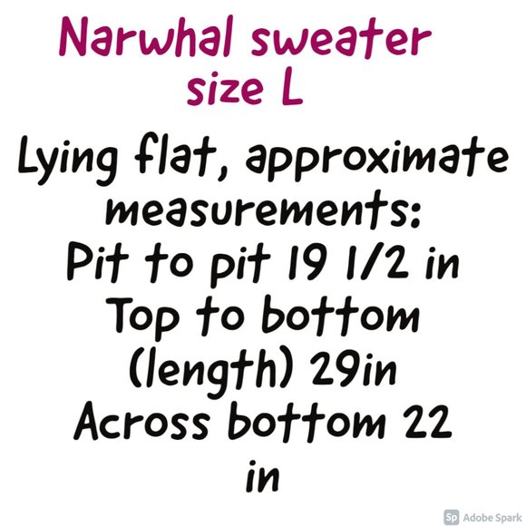 NWT LC Lauren Conrad narwhal sweater - Picture 14 of 16